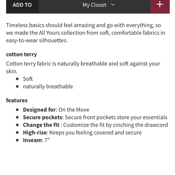 Lululemon All Yours Short- black - Picture 8 of 8